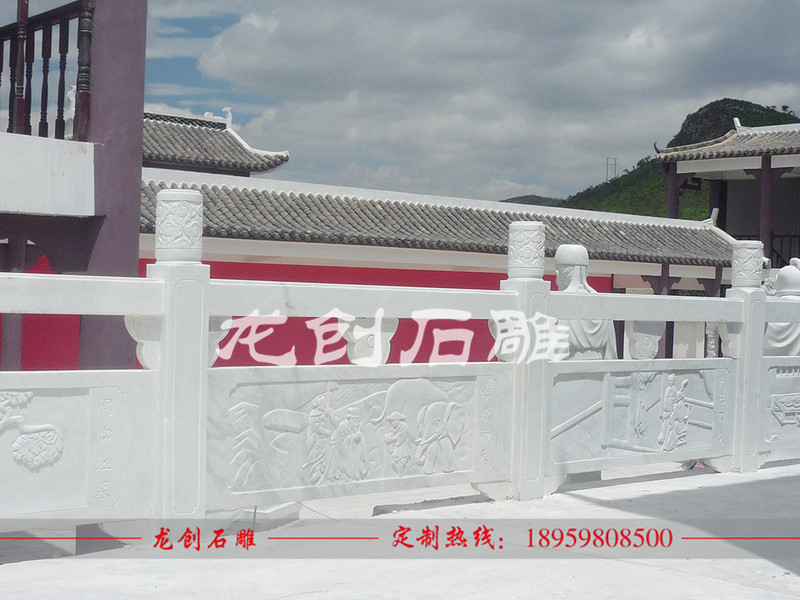 汉白玉栏杆一米多少钱 汉白玉石雕栏杆价格