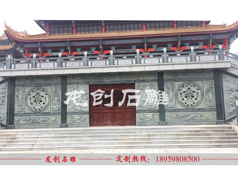 安徽省蚌埠市栖岩寺浮雕壁画安装