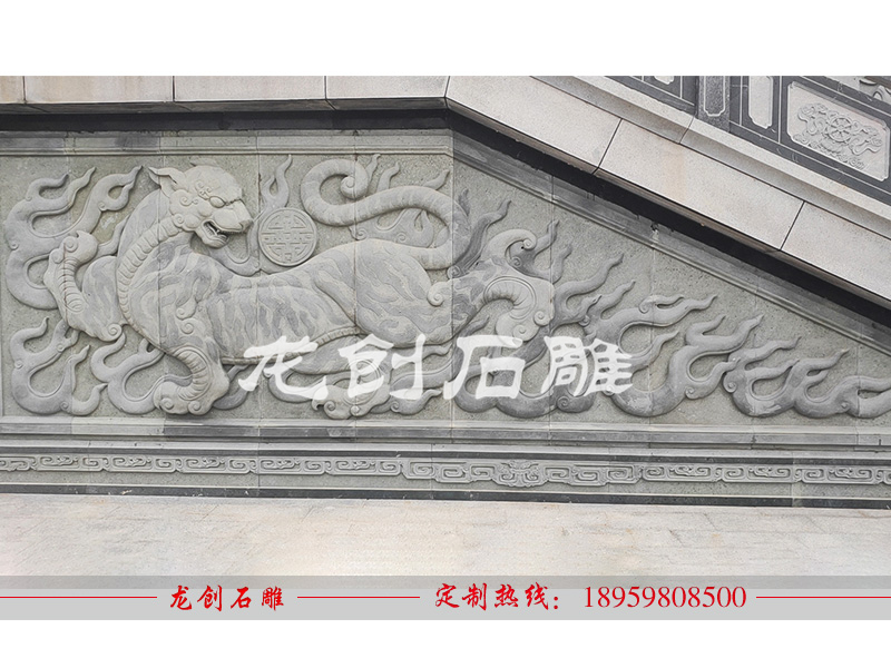 安徽省蚌埠市栖岩寺浮雕壁画安装