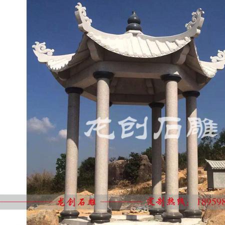 花岗岩石凉亭 古建筑凉亭厂家