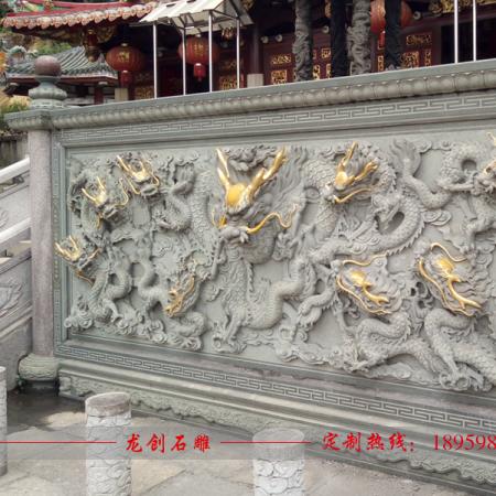 龙浮雕哪里有的做 浮雕龙壁画