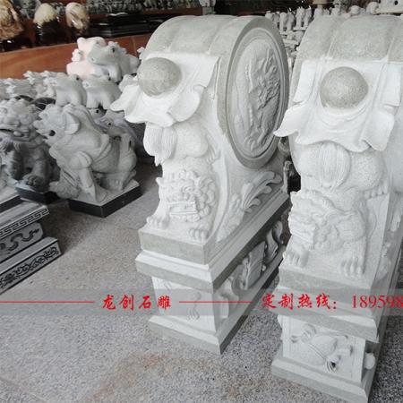 仿古石雕门墩 石雕石鼓门墩