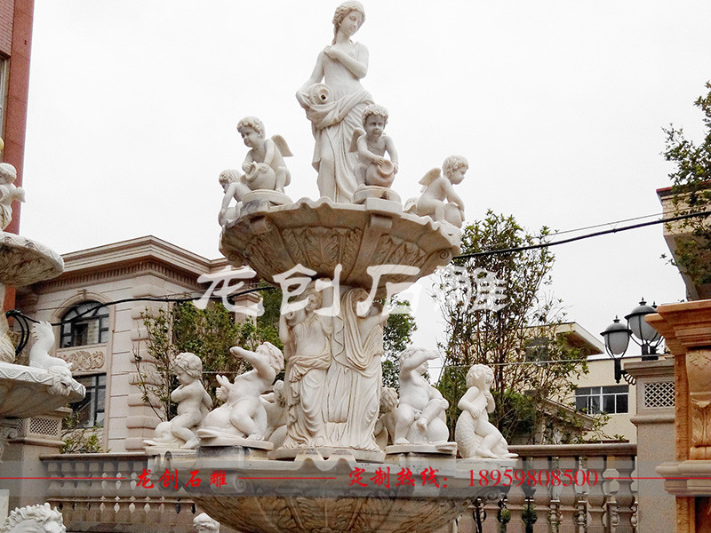 欧式人物石雕喷泉
