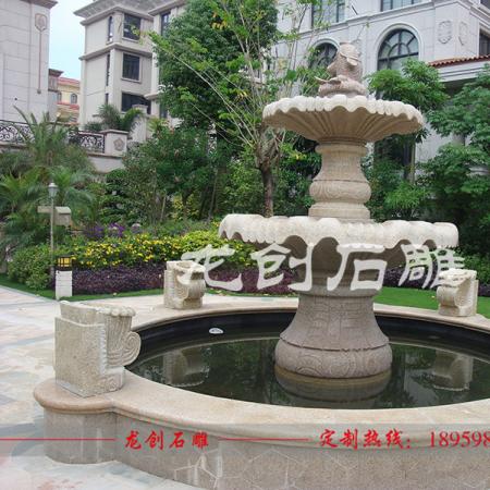 广场石头喷泉多少钱 石雕喷泉定制价格