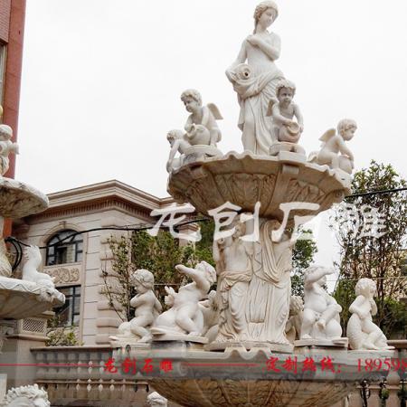欧式人物石雕喷泉 欧式喷泉公司