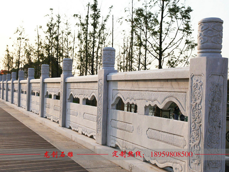 石雕护河栏杆 河道石栏杆图片有哪些外型