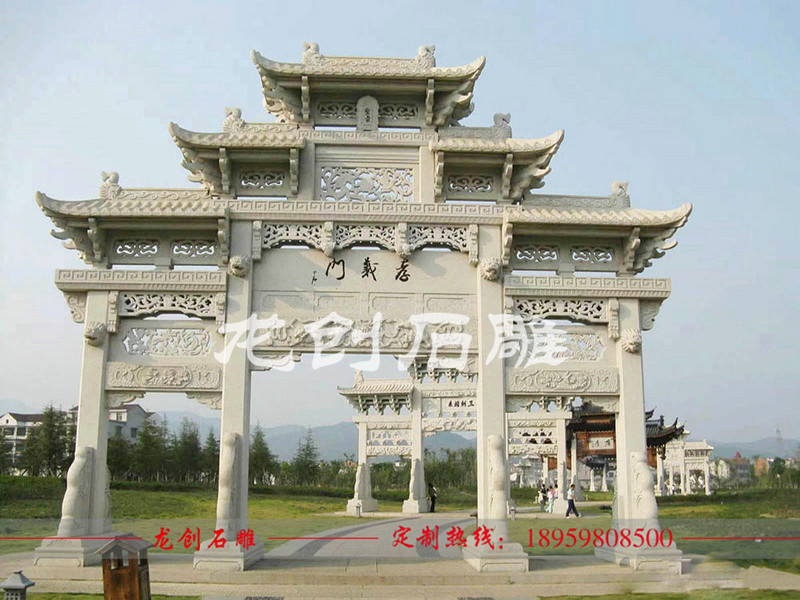 花岗石材门楼价格如何预算？