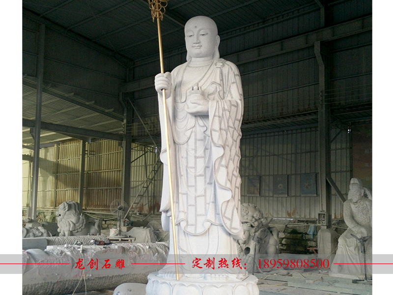 地藏王菩萨石雕价格 石雕地藏王制作厂家