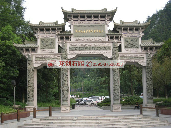 石雕牌坊东方建筑中的精华
