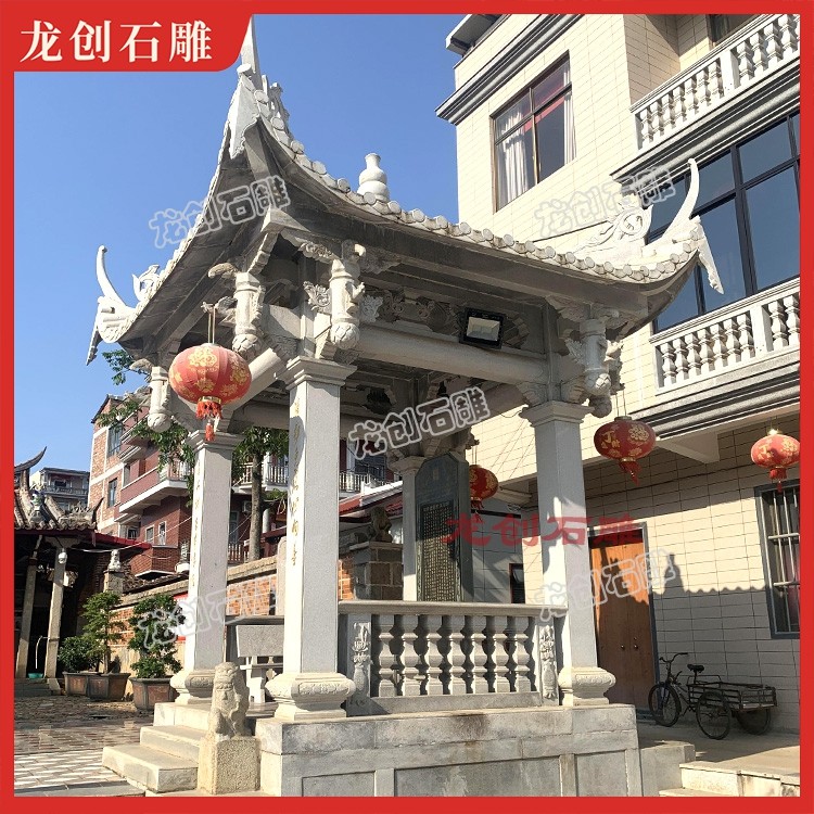 以石筑景，古韵长存 —— 景区仿古石雕凉亭的园林美学价值探析